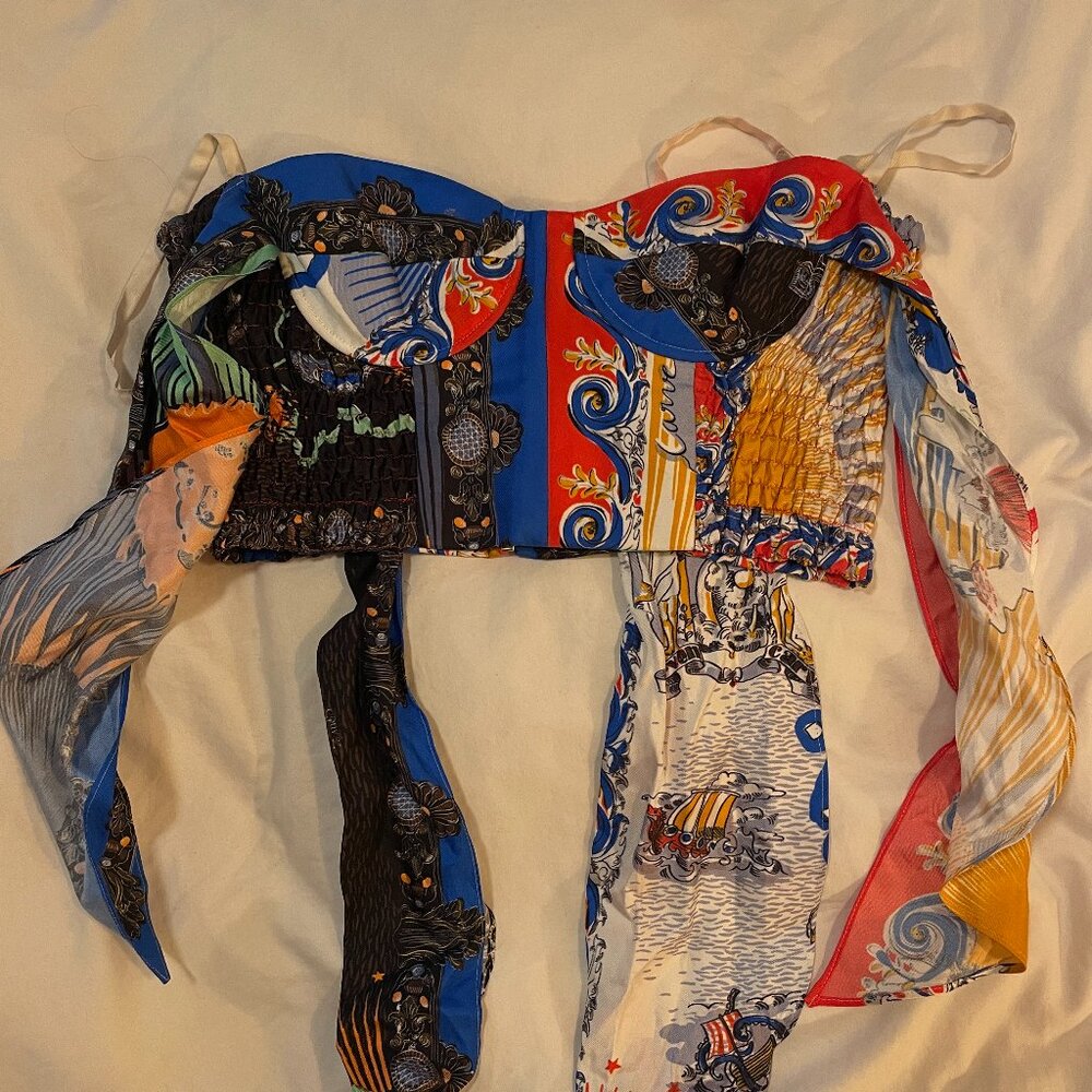 Carven Silk Crop Top
